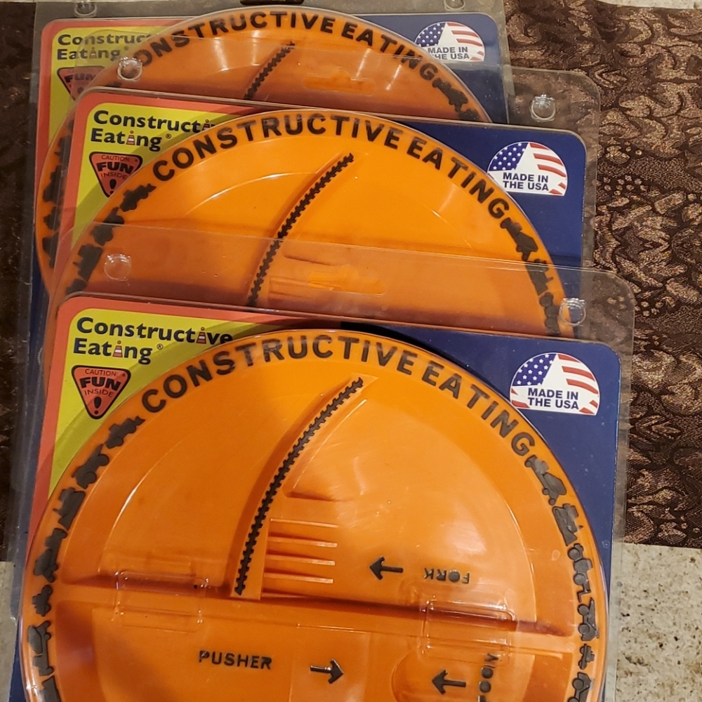 Constructive eating plates